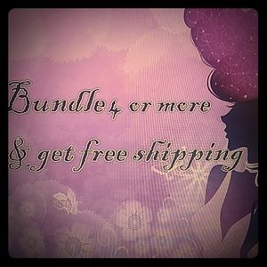 Free shipping bundles 4 or more